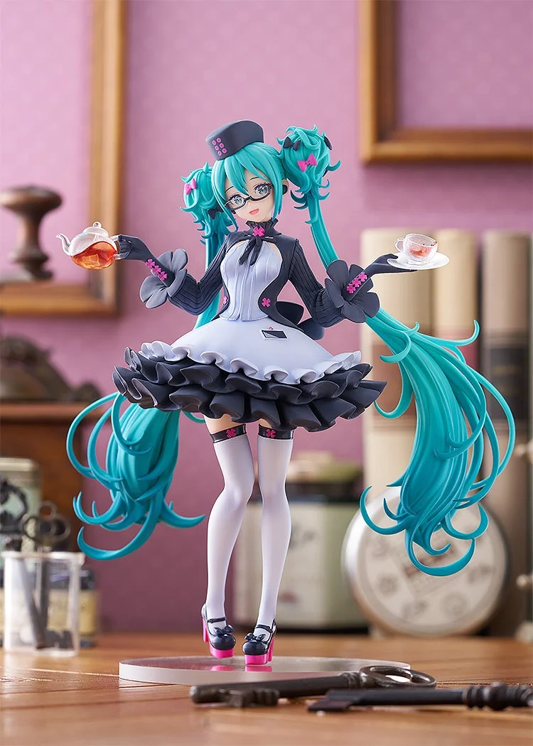 Figurine Hatsune Miku Ver. Glasses x Café de Vocaloid par Good Smile Company